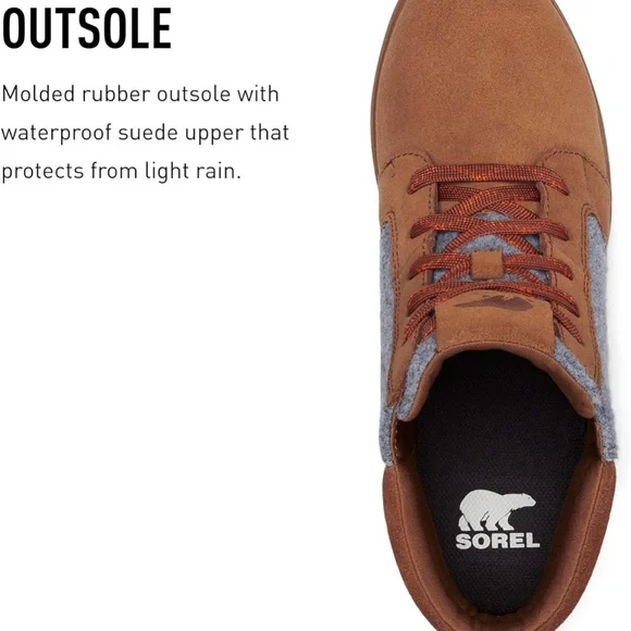 🥾Sorel Evie Ankle Lace Waterproof Boots BRAND NEW WITH TAGS Women's size 7.5 - Picture 7 of 16